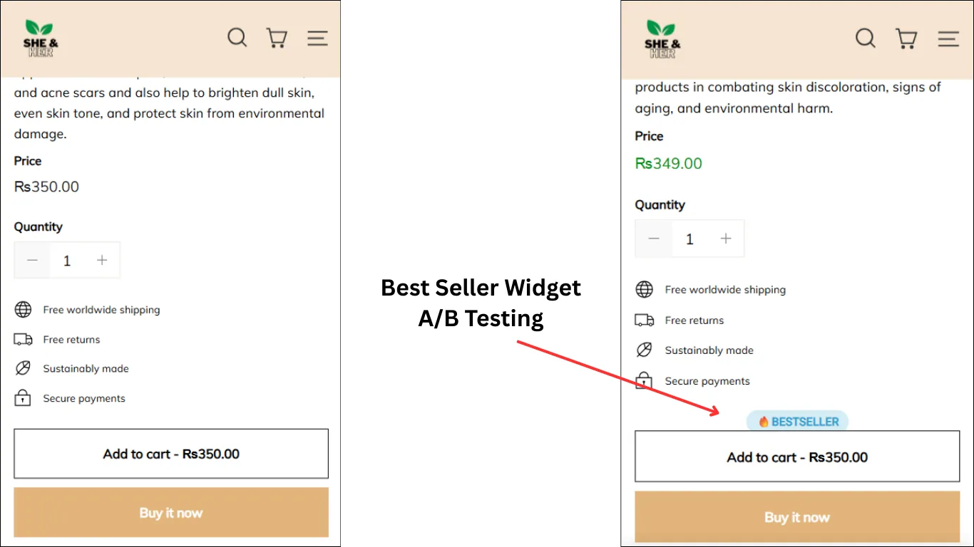 bestseller widget