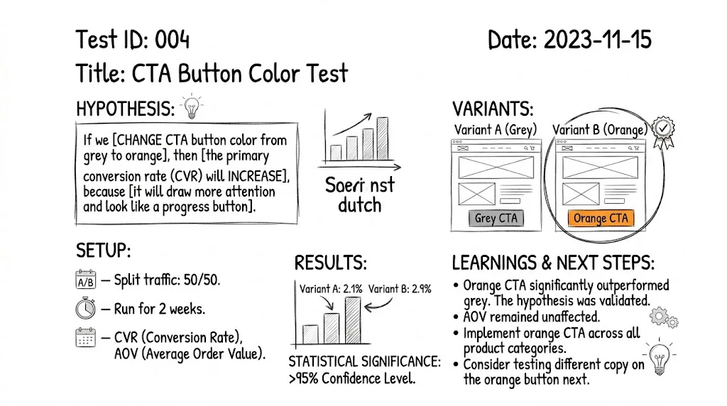 Documentation template example